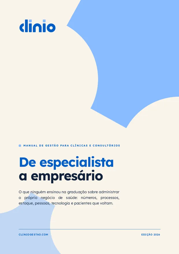 Capa do e-book De especialista a empresário, da Clinio
